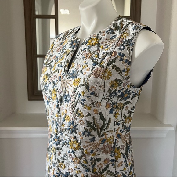 Tory Burch Jacquard Dress, Floral Mini Cocktail Party Size 8, New with Tag $698 - Picture 6 of 16